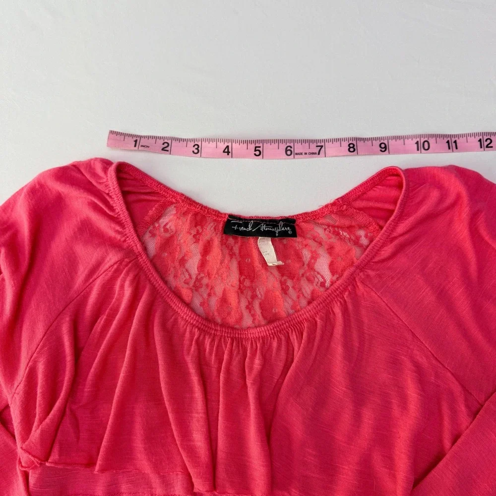 Girls Pink Shirt‎ with Flower Tulle back